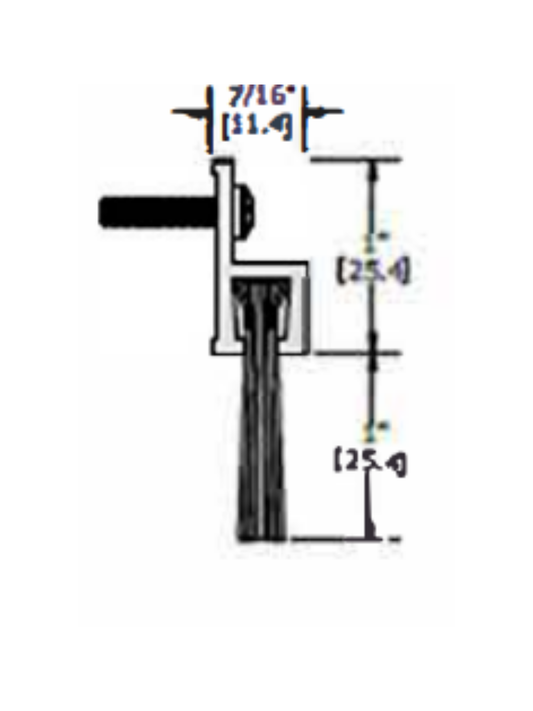 801S Door Sweep Brush