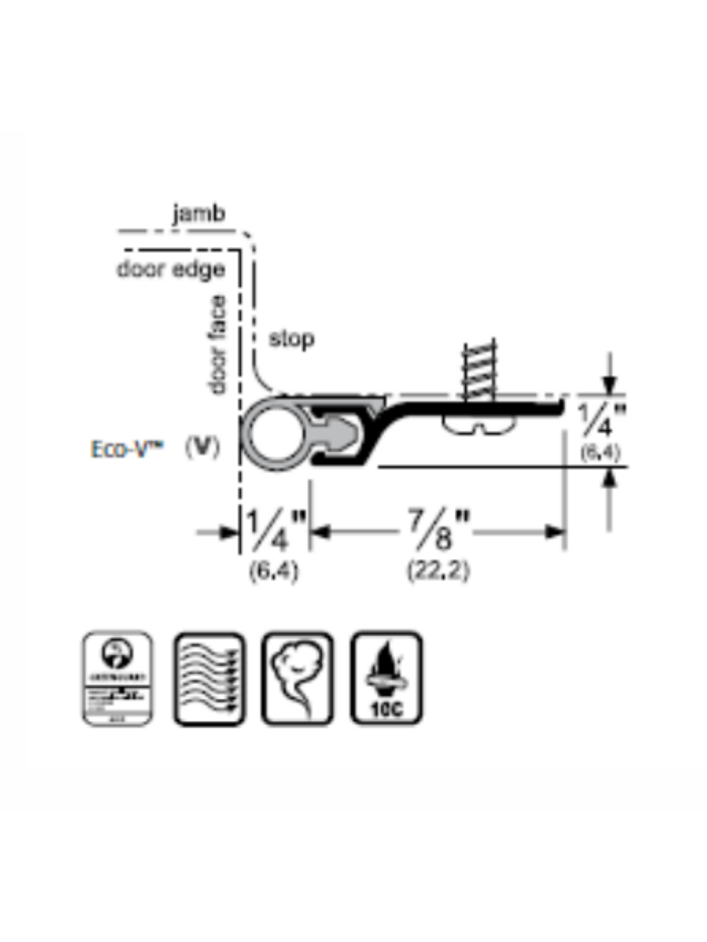 Pemko 303 AV Weatherstrip